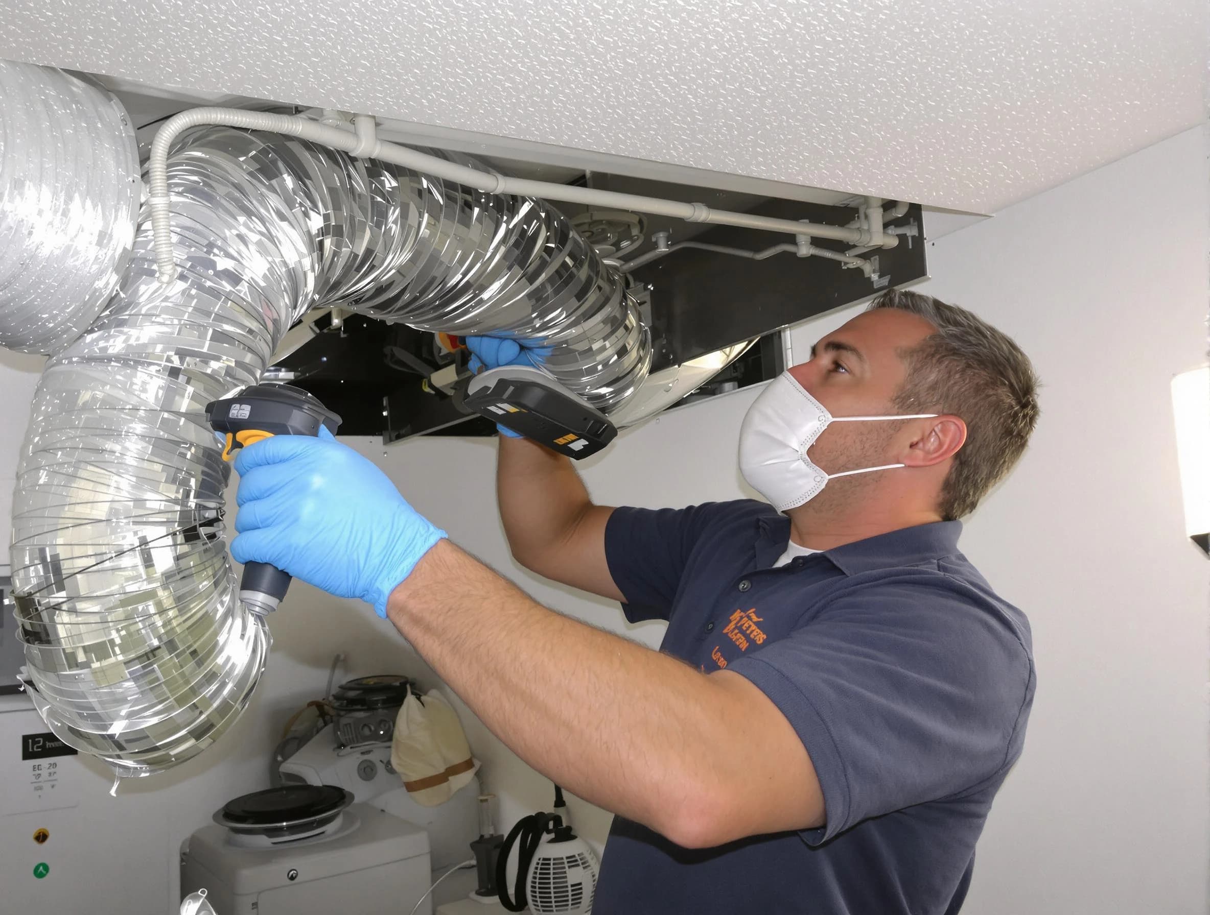 Pomona Dryer Vent Cleaning professional performing thorough residential dryer vent cleaning in Pomona