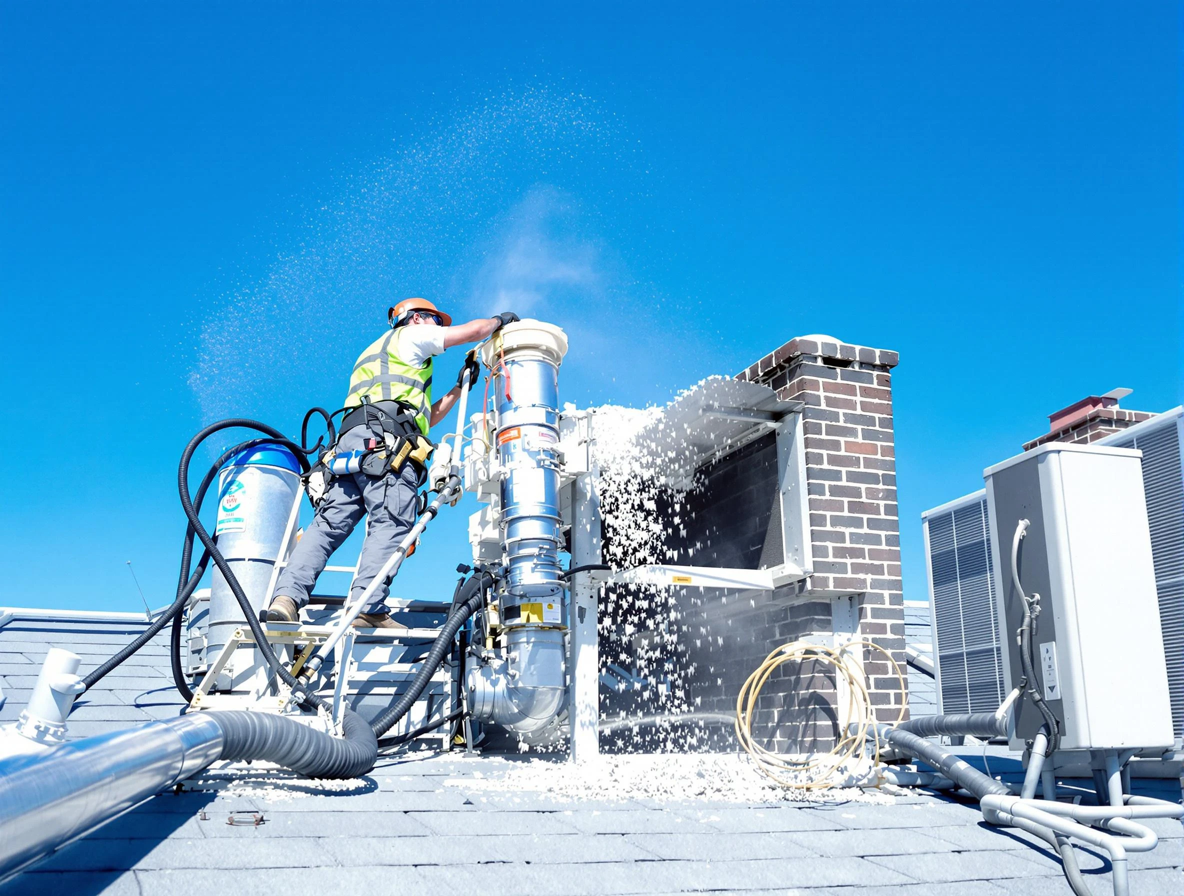 Expert roof dryer vent cleaning by Pomona Dryer Vent Cleaning in Pomona