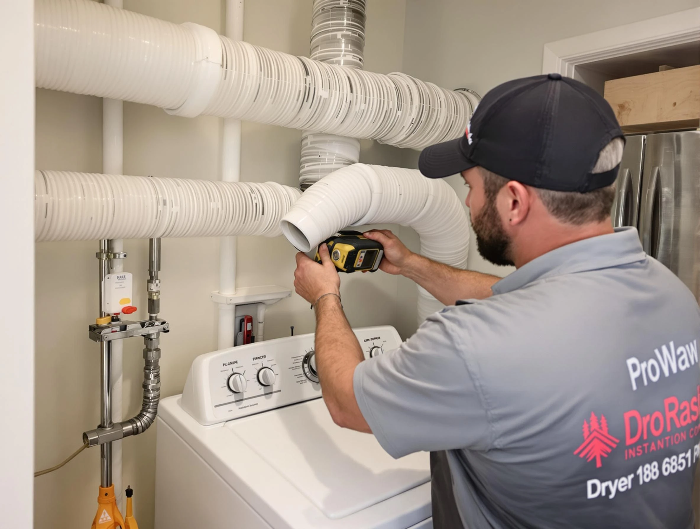Professional dryer vent hose installation by Pomona Dryer Vent Cleaning in Pomona
