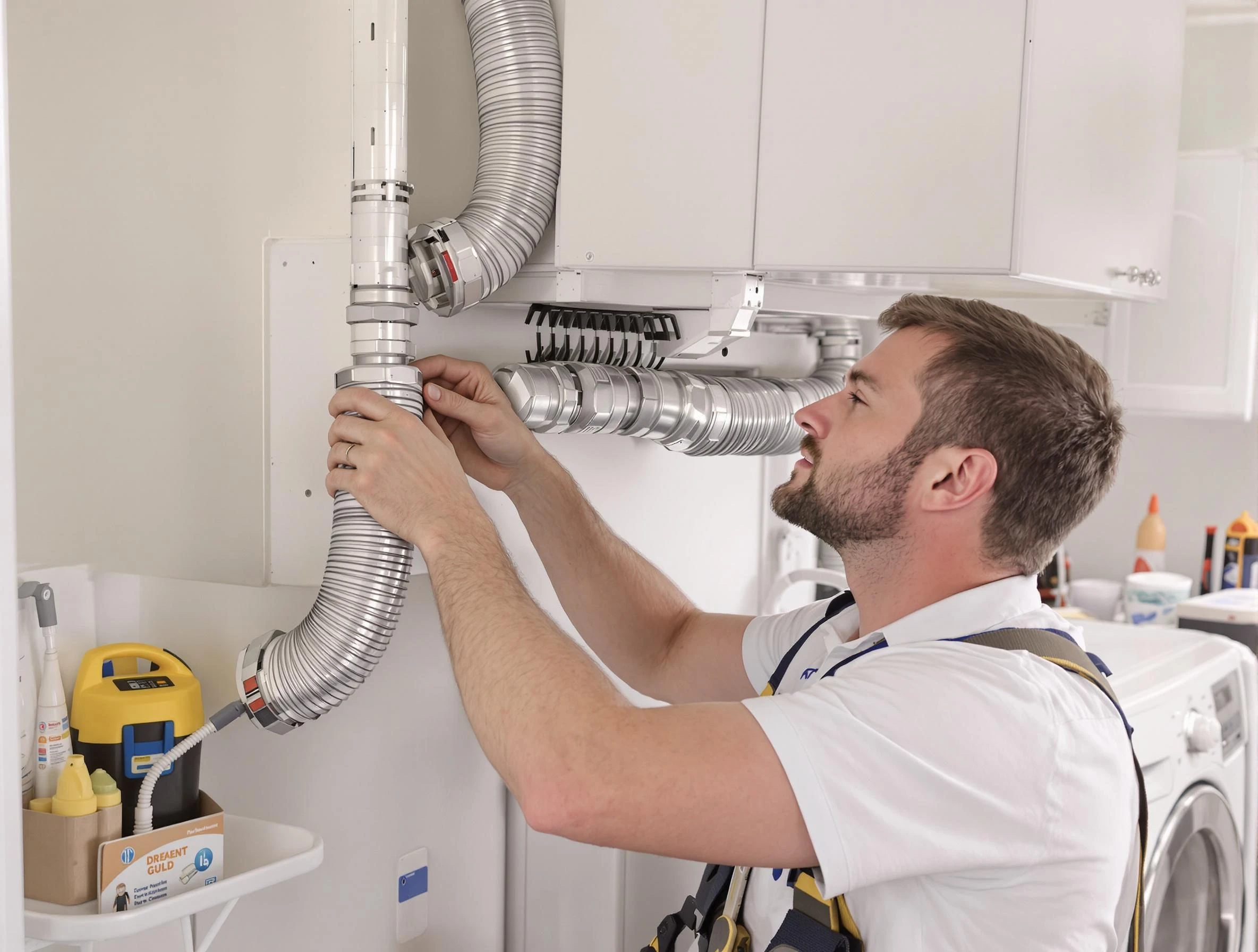 Professional dryer vent repair and installation by Pomona Dryer Vent Cleaning in Pomona
