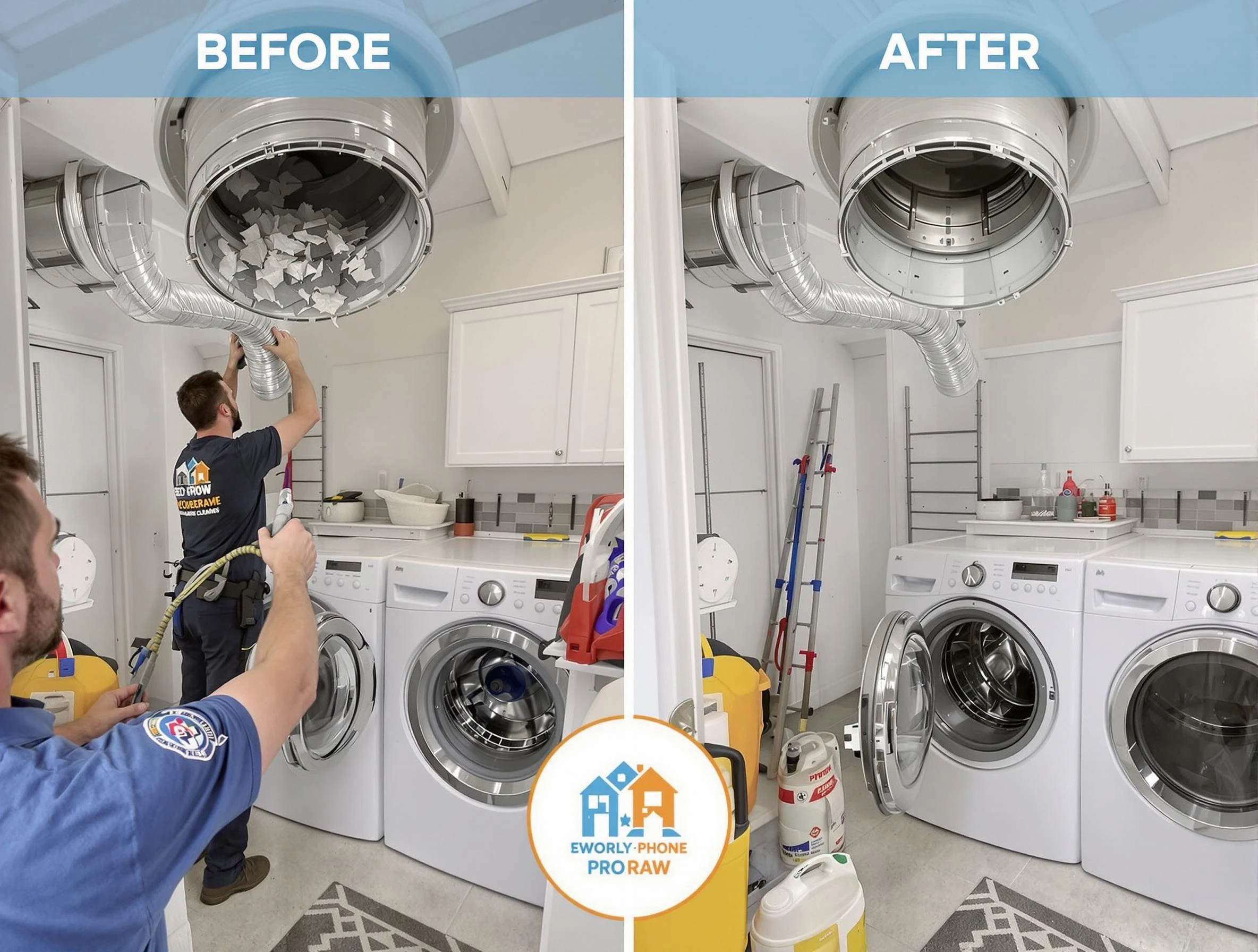Residential dryer vent cleaning by Pomona Dryer Vent Cleaning in Pomona